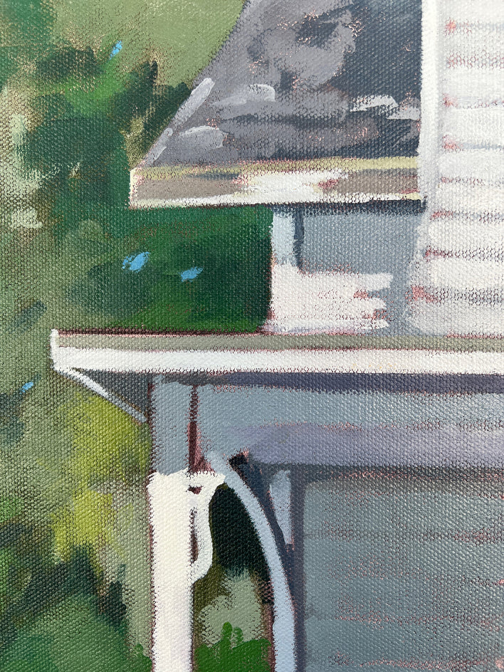 Empty House by Brian McCarty |  Closeup View of Artwork 