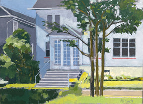 Original art for sale at UGallery.com | House Across the Street by Brian McCarty | $600 | oil painting | 18' h x 24' w