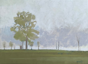 Original art for sale at UGallery.com | Park Light by Brian McCarty | $600 | oil painting | 18' h x 24' w