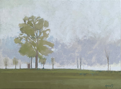 oil painting by Brian McCarty titled Park Light