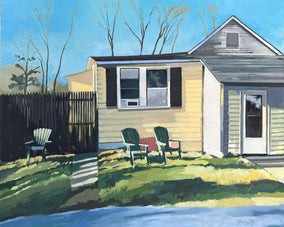 Original art for sale at UGallery.com | Shady Lawn by Brian McCarty | $875 | oil painting | 24' h x 30' w