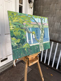 Original art for sale at UGallery.com | Tree in Front by Brian McCarty | $775 | oil painting | 22' h x 28' w | thumbnail 2