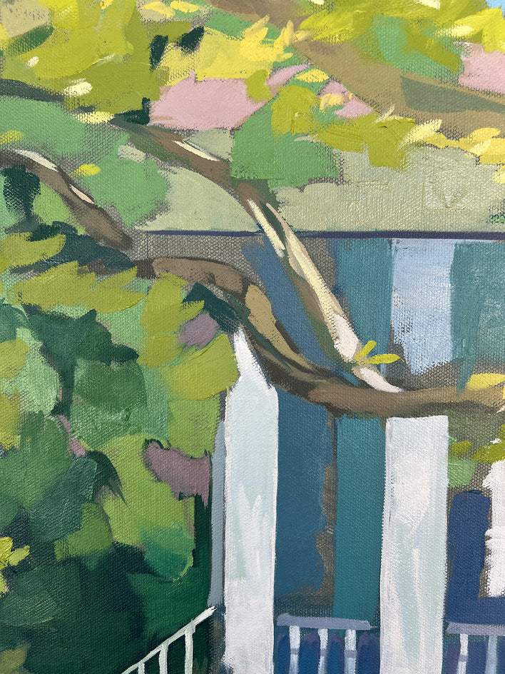Tree in Front by Brian McCarty |  Closeup View of Artwork 
