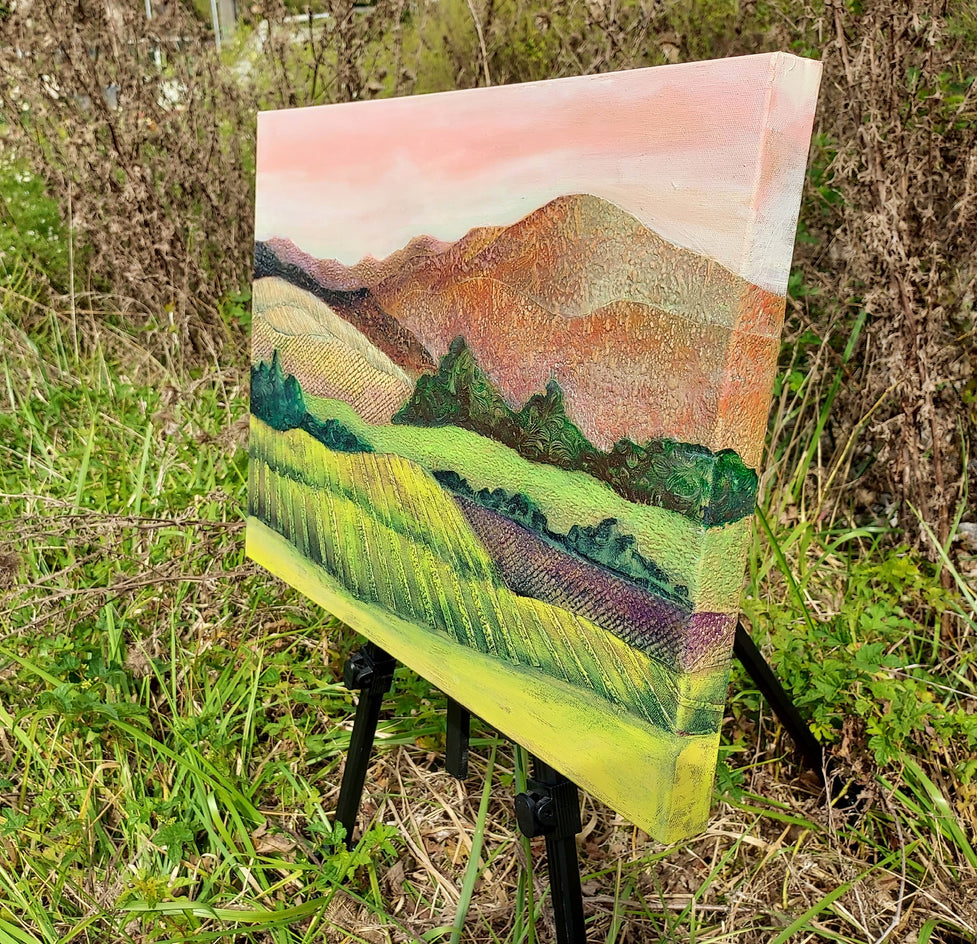 Fertile Soil by Brit J Oie |  Side View of Artwork 