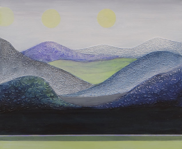 Moons over Mountains by Brit J Oie |  Artwork Main Image 