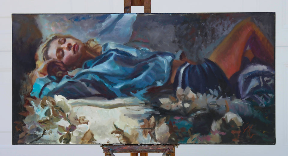 Afternoon Blues by C M Cooper |  Context View of Artwork 