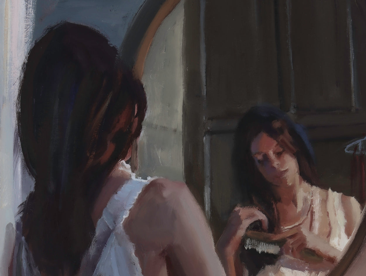 Behold What Tomorrow Brings by C M Cooper |  Closeup View of Artwork 