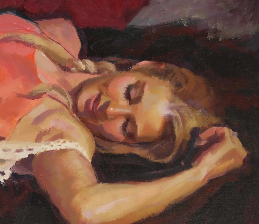 Cloudless Thoughts by C M Cooper |  Closeup View of Artwork 