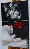 Original art for sale at UGallery.com | Do Not Disturb by C M Cooper | $1,000 | oil painting | 12' h x 9' w | thumbnail 2