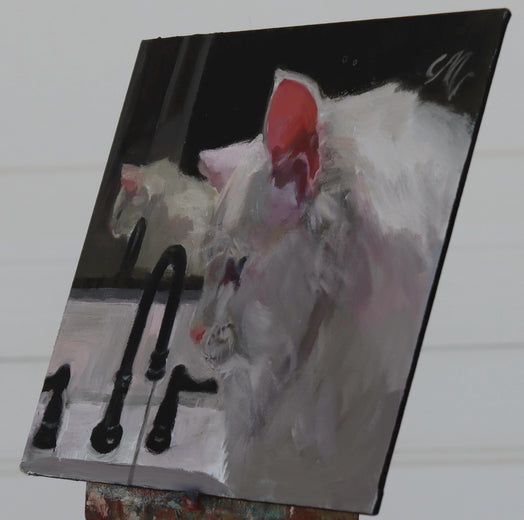 Do Not Disturb by C M Cooper |  Side View of Artwork 