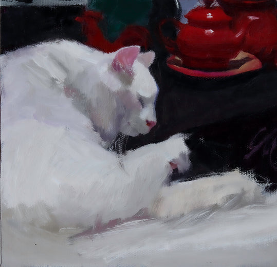 Do Not Disturb by C M Cooper |   Closeup View of Artwork 