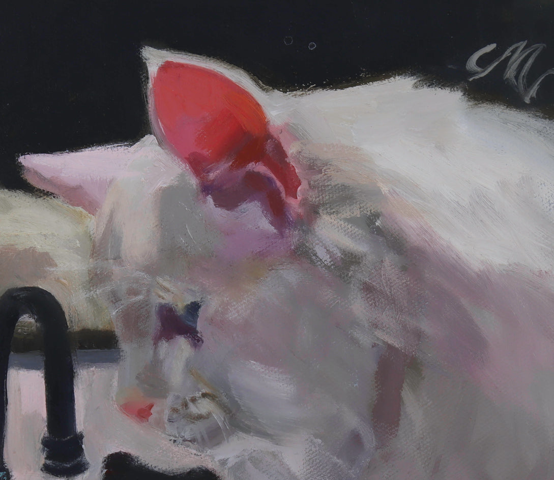 Do Not Disturb by C M Cooper |  Closeup View of Artwork 