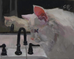 Original art for sale at UGallery.com | Do Not Disturb by C M Cooper | $975 | oil painting | 8' h x 10' w