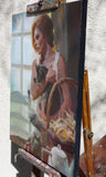 Original art for sale at UGallery.com | Loving  Friend by C M Cooper | $1,850 | oil painting | 18' h x 14' w | thumbnail 2
