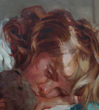 Original art for sale at UGallery.com | My Favorite Bear by C M Cooper | $2,000 | oil painting | 16' h x 20' w | thumbnail 4