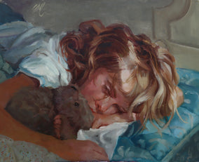 Original art for sale at UGallery.com | My Favorite Bear by C M Cooper | $2,000 | oil painting | 16' h x 20' w