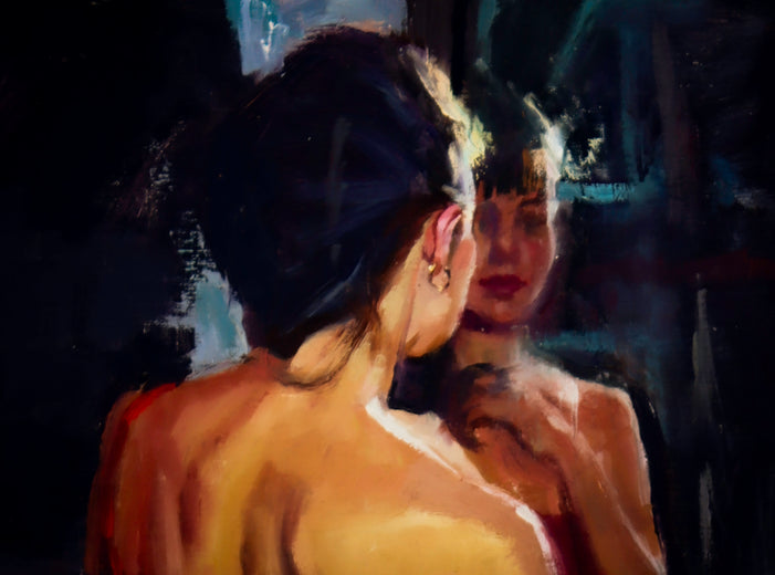 No Looking Back by C M Cooper |   Closeup View of Artwork 