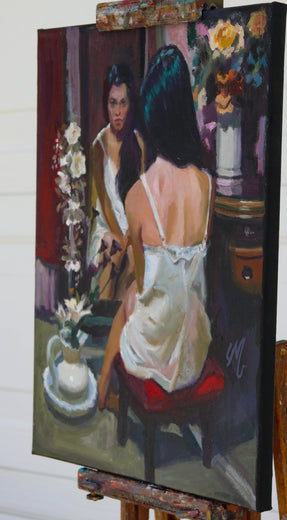 What Is to Come by C M Cooper |  Side View of Artwork 
