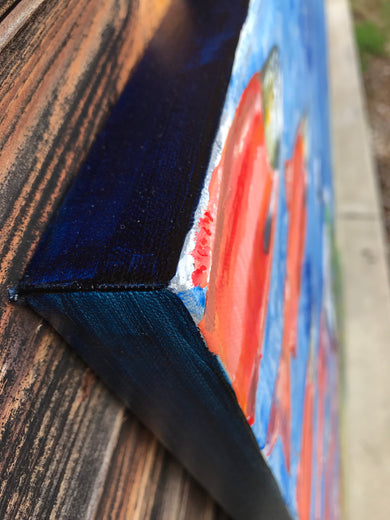 Becoming by Alana Clumeck |  Side View of Artwork 