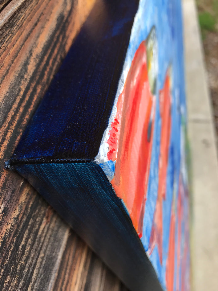 Becoming by Alana Clumeck |  Side View of Artwork 