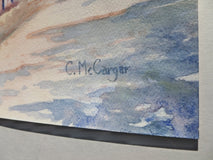 Original art for sale at UGallery.com | California Wine Country by Catherine McCargar | $950 | watercolor painting | 14' h x 20' w | thumbnail 2
