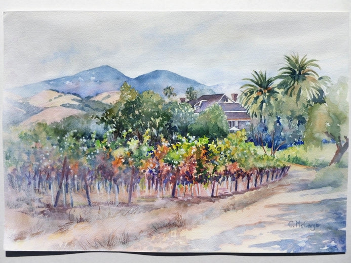 California Wine Country by Catherine McCargar |  Context View of Artwork 