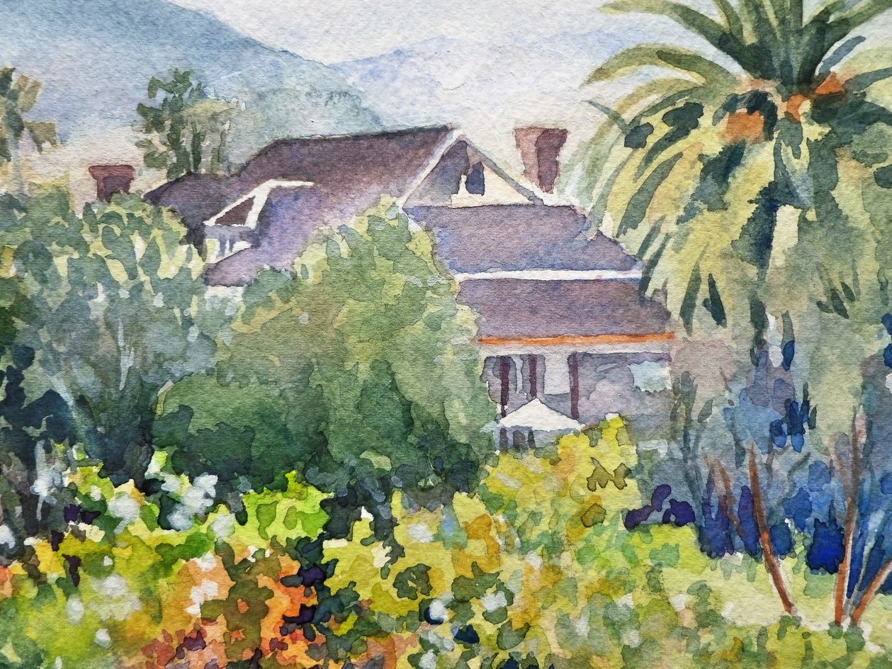 California Wine Country by Catherine McCargar |  Closeup View of Artwork 