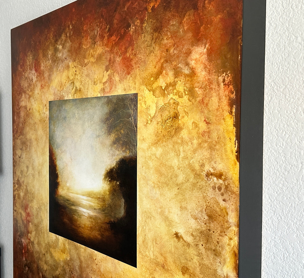 Documentation of Altered Memories II by Candice Eisenfeld |  Side View of Artwork 
