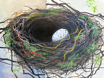 Original art for sale at UGallery.com | Gravitational Embrace by Candice Eisenfeld | $4,800 | acrylic painting | 24' h x 52' w | thumbnail 4