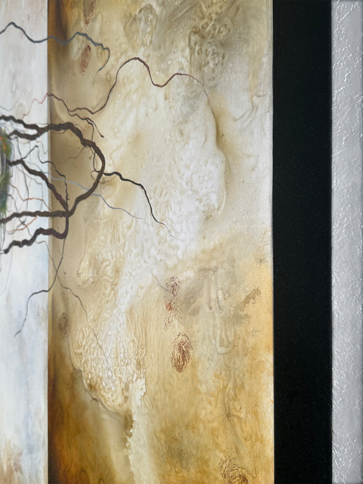 In Between Dreams by Candice Eisenfeld |  Side View of Artwork 