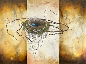 Original art for sale at UGallery.com | In Between Dreams by Candice Eisenfeld | $5,800 | acrylic painting | 36' h x 48' w