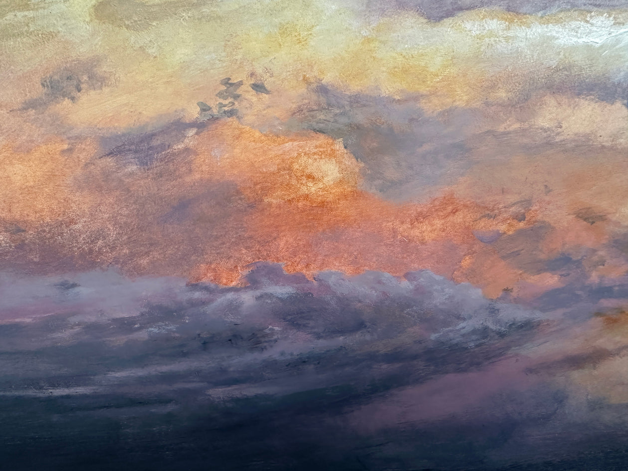 Sunset Monsoon by Candice Eisenfeld |  Closeup View of Artwork 