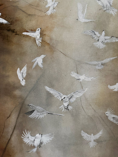 Suspended Release by Candice Eisenfeld |   Closeup View of Artwork 