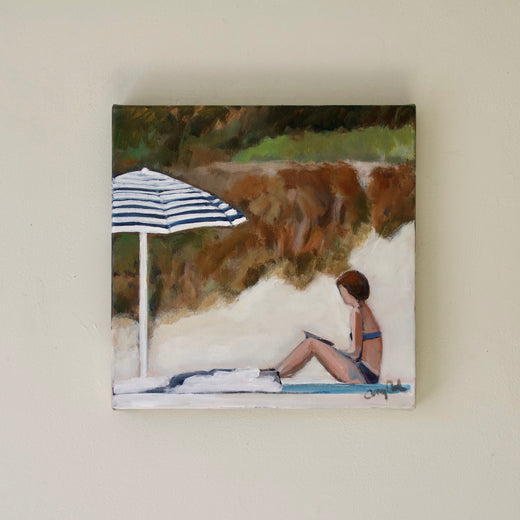 A Book on the Beach by Carey Parks |  Context View of Artwork 