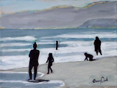 Beach Time in Santa Monica by Carey Parks | Artwork Main Image