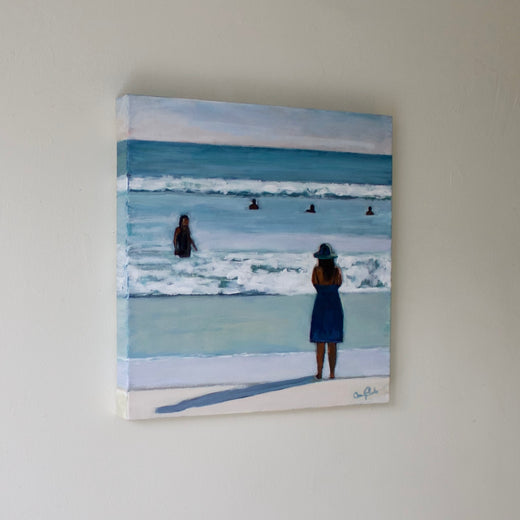 California Sun by Carey Parks |  Side View of Artwork 