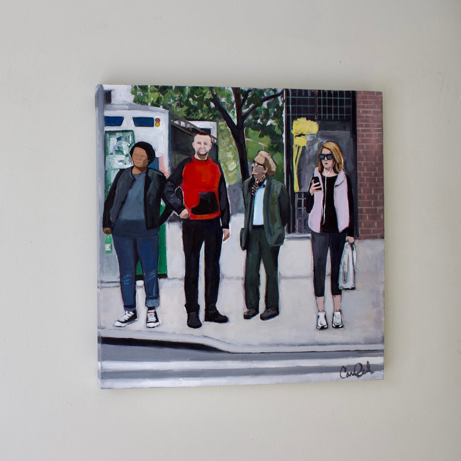 First Avenue by Carey Parks |  Side View of Artwork 