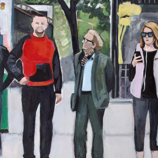 First Avenue by Carey Parks |   Closeup View of Artwork 