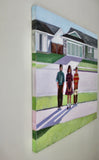 Original art for sale at UGallery.com | First Day by Carey Parks | $2,500 | acrylic painting | 36' h x 36' w | thumbnail 2