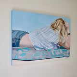 Original art for sale at UGallery.com | In the Bright Sun by Carey Parks | $950 | acrylic painting | 12' h x 36' w | thumbnail 2