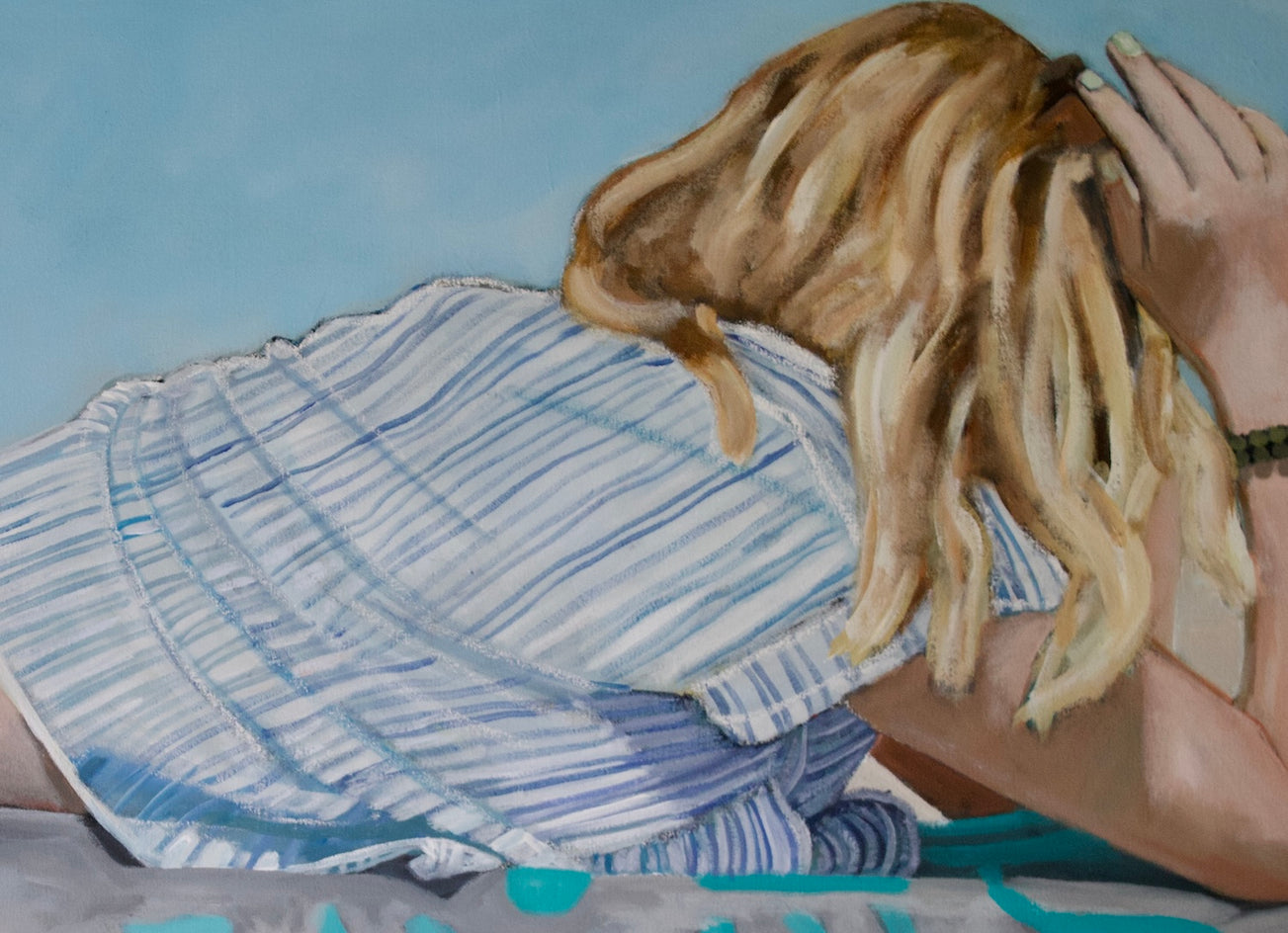In the Bright Sun by Carey Parks |  Closeup View of Artwork 