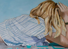 Original art for sale at UGallery.com | In the Bright Sun by Carey Parks | $950 | acrylic painting | 12' h x 36' w | thumbnail 4