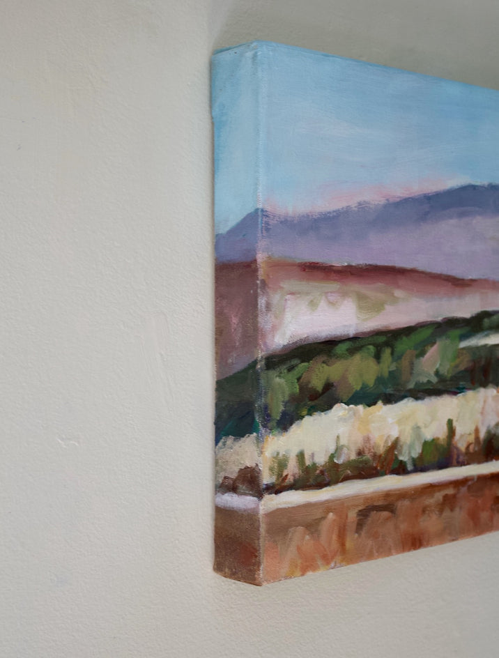 Mad River Valley by Carey Parks |  Side View of Artwork 