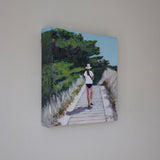Original art for sale at UGallery.com | Plage de la Remigeasse by Carey Parks | $575 | acrylic painting | 10' h x 10' w | thumbnail 2