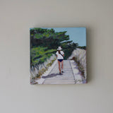Original art for sale at UGallery.com | Plage de la Remigeasse by Carey Parks | $575 | acrylic painting | 10' h x 10' w | thumbnail 3