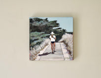 Original art for sale at UGallery.com | Plage de la Remigeasse by Carey Parks | $575 | acrylic painting | 10' h x 10' w | thumbnail 3