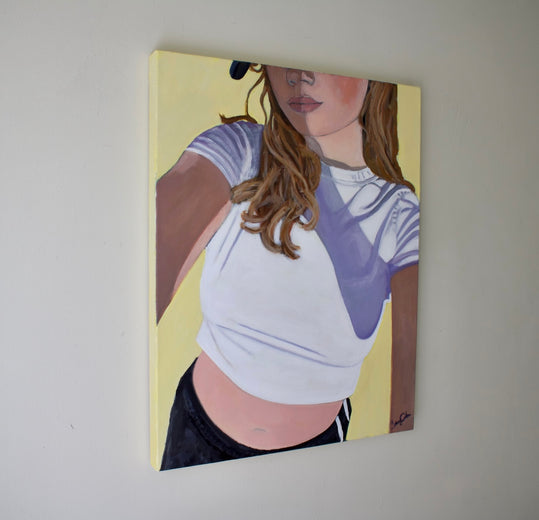 Posing by Carey Parks |  Side View of Artwork 