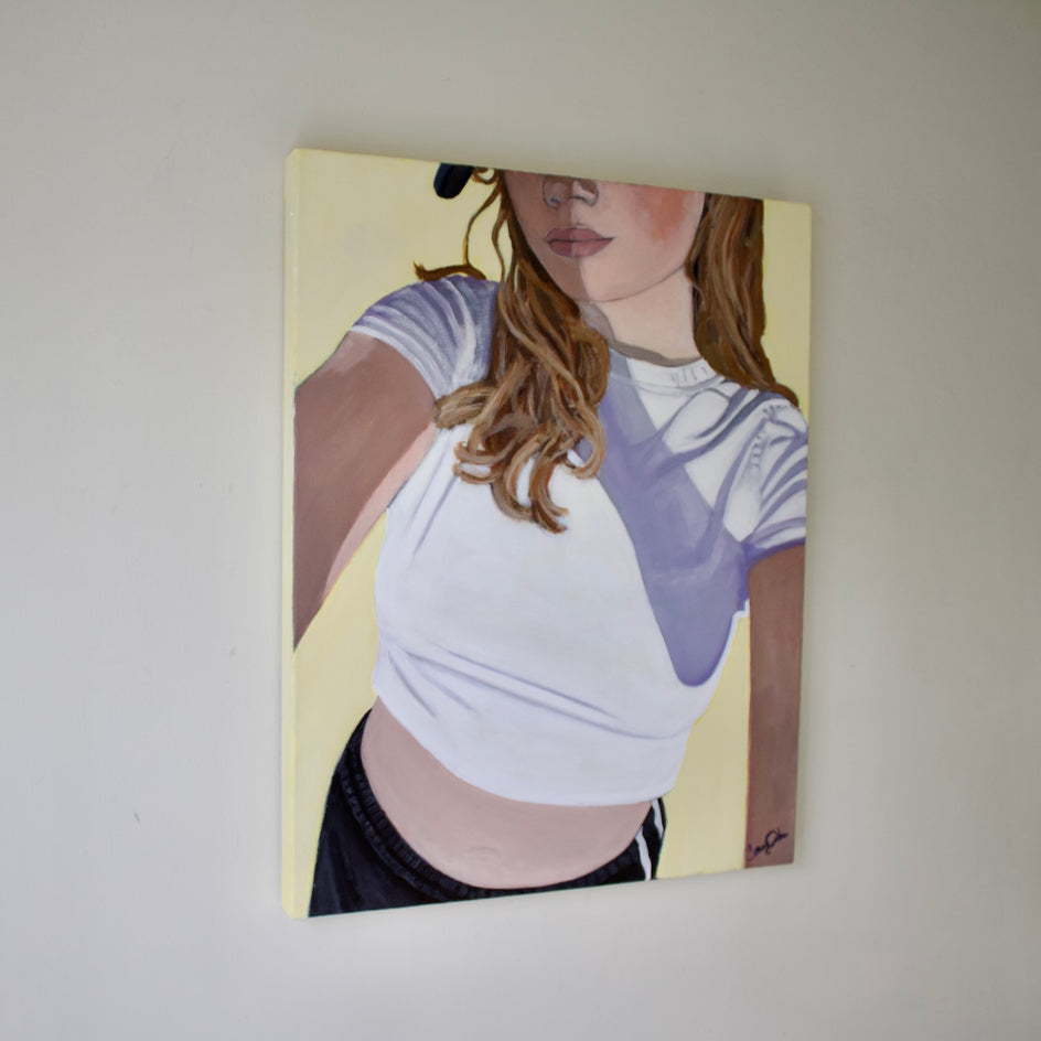 Posing by Carey Parks |  Side View of Artwork 