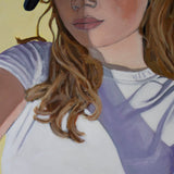 Original art for sale at UGallery.com | Posing by Carey Parks | $925 | acrylic painting | 30' h x 24' w | thumbnail 4