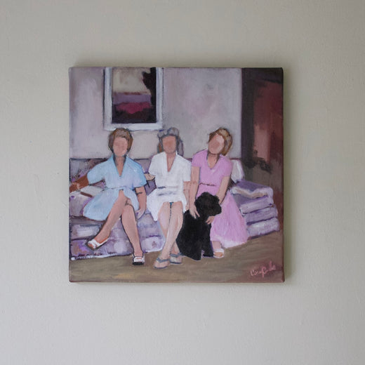 Sisters in LA by Carey Parks |  Context View of Artwork 